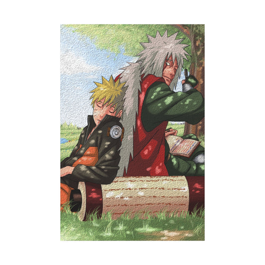 Naruto and Jiraiya